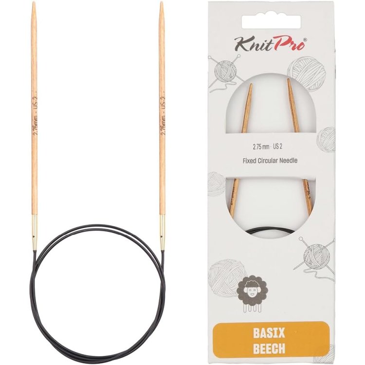 35399 Спиці кругові Basix KnitPro, 120 см, 2.75 мм - 1 35399 Спиці кругові Basix KnitPro, 120 см, 2.75 мм - 1
