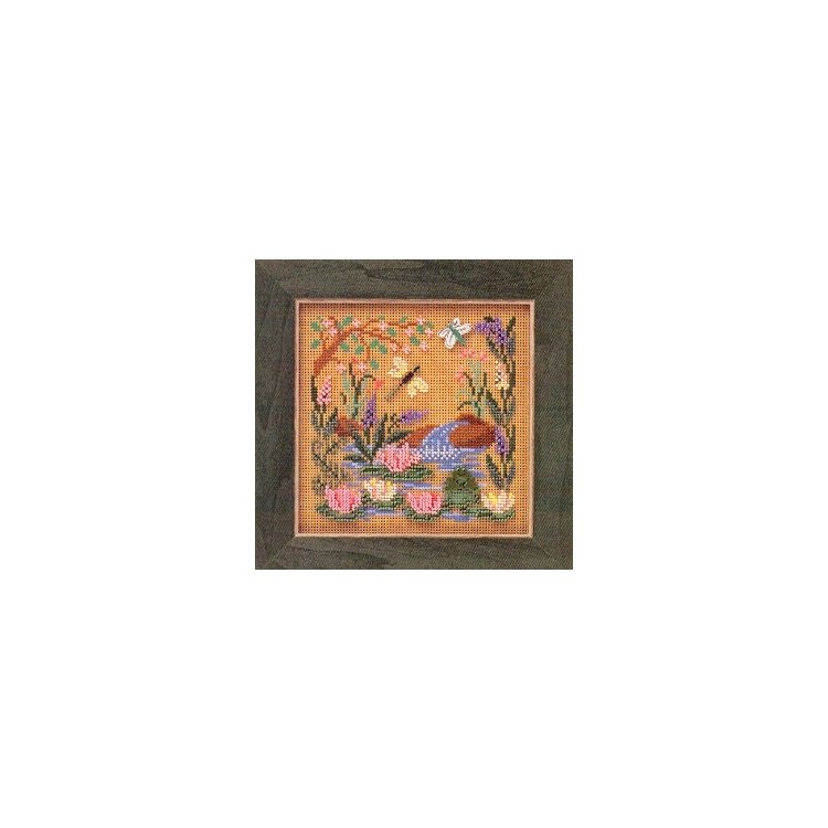 MHCB142 Жаб'ячий ставок. Набір для вишивки в змішаній техниці Mill Hill - 1