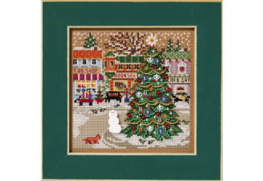 вышивка гладью MH142535 Праздничная площадь. Набор для вышивки в смешанной технике Mill Hill