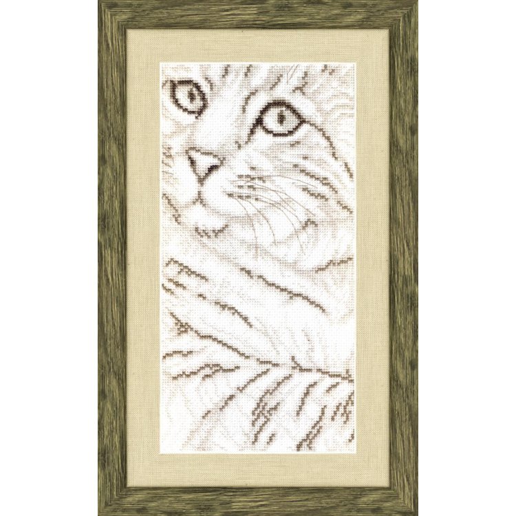 М-246 Портрет кота. Набор для вышивания крестом - 1