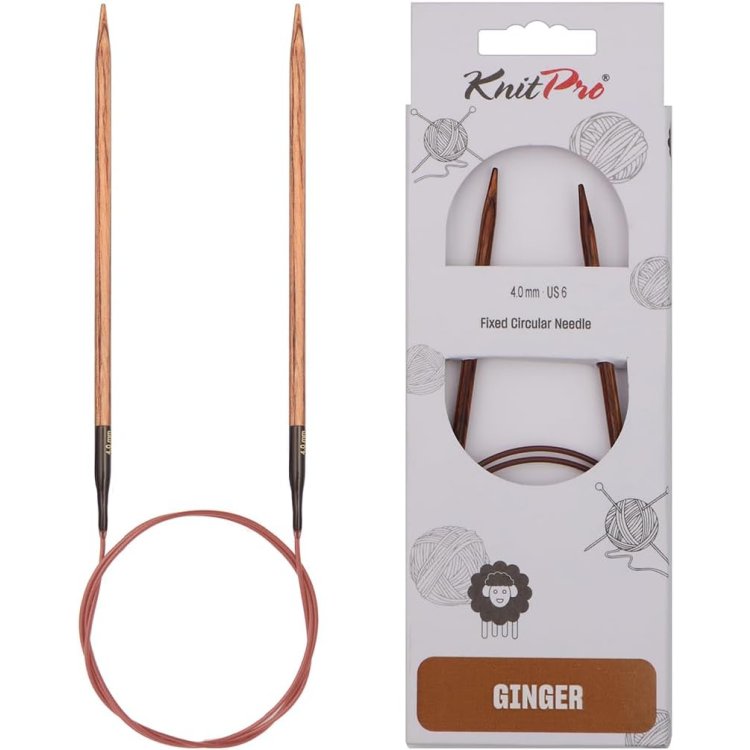 31069 Спицы круговые Ginger KnitPro, 60 см, 4.00 мм - 1