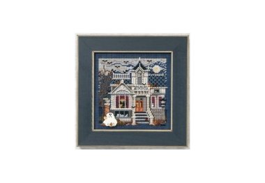 вишивка гладдю MH141204 Будинок з привидами. Набір для вишивки в змішаній техніці Mill Hill