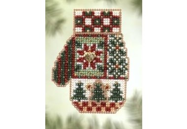 вышивка гладью MHCM49 Пэчворк. Набор для вышивки в смешанной технике Mill Hill