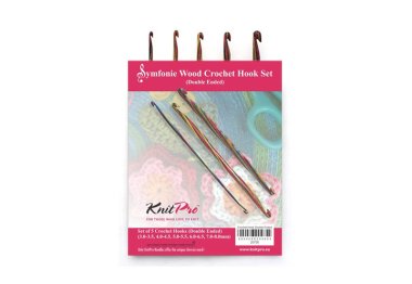  20730 Набор деревянных крючков двусторонних Symfonie  Wood  KnitPro