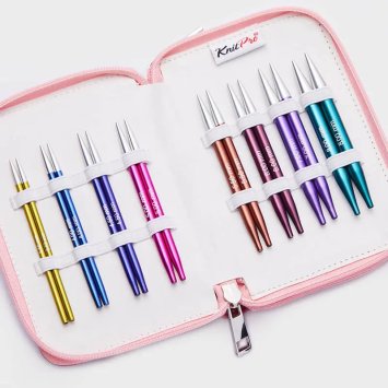 47425 Набір змінних кругових спиць 10 см ZING, вкорочені KnitPro - 3