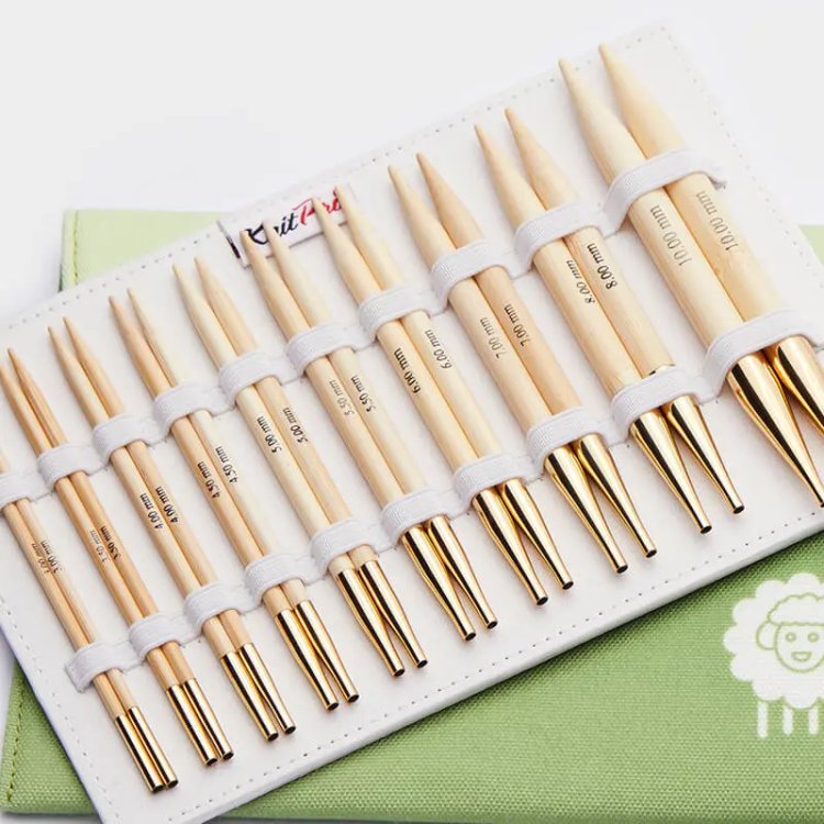 22553 Набор съемных круговых спиц Deluxe Bamboo KnitPro - 2