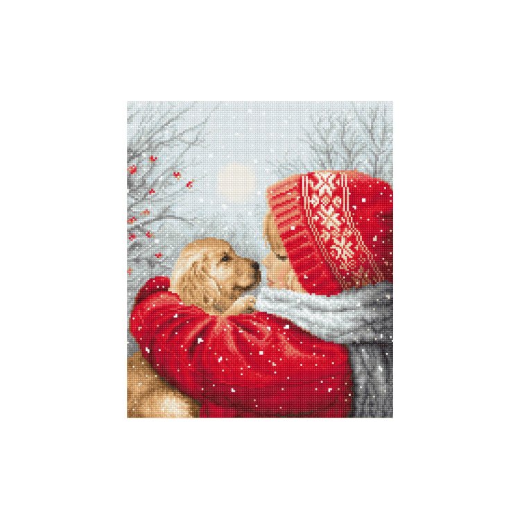 Набір для вишивки хрестиком L8019 Christmas hugs. Letistitch - 1