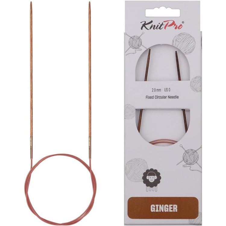 31101 Спиці кругові Ginger KnitPro, 100 см, 2.00 мм - 1 31101 Спиці кругові Ginger KnitPro, 100 см, 2.00 мм - 1