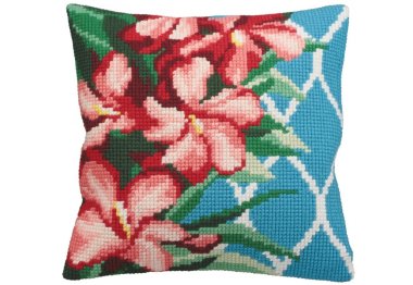  5117 Hibiscus Flower. Набор для вышивки крестом Collection D'Art