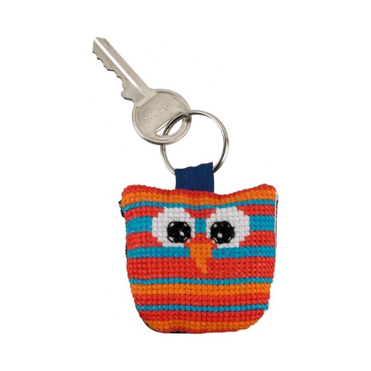 11-6112 Брелок Сова. Набор для вышивания крестом PERMIN - 1