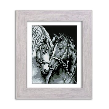 N011 Тиха любов. Набір для вишивки хрестом Кольорова - 1 N011 Тиха любов. Набір для вишивки хрестом Кольорова - 1