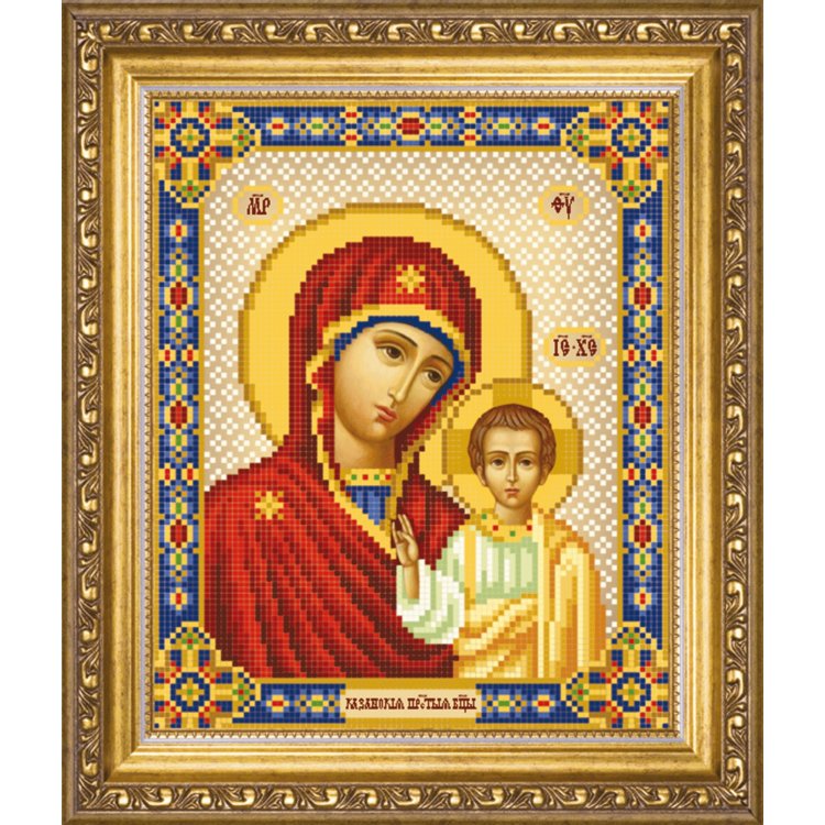 СБІ-1007 Ікона Божої Матері Казанська. Схема для вишивки бісером - 1