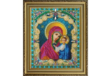  Набор для вышивки бисером Казанская Икона Божией Матери Р-409 ТМ Картины бисером