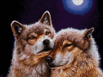 32-1564-НП Под Луной. Набор Для вышивки бисером ТМ Токарева А. - 1