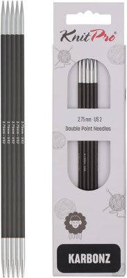 41108 Спицы носочные Karbonz KnitPro 15 см 2.75 мм - 1 41108 Спицы носочные Karbonz KnitPro 15 см 2.75 мм - 1