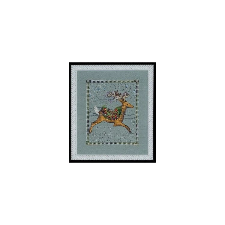 NC113 Dasher//Дашер. Схема для вышивки крестиком на бумаге Nora Corbett - 1