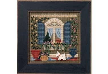 вышивка гладью MH146106 Друзья. Набор для вышивки в смешанной технике Mill Hill