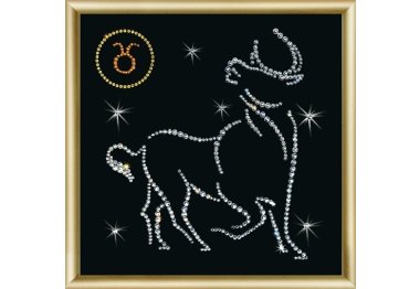 алмазная вышивка КС-006 Знак зодиака Телец Набор картина стразами
