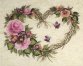 4603 Квіткове серце. Набір для вишивки хрестиком Classic Design - 1