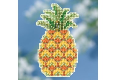 вышивка гладью MH181816 Ананас. Набор для вышивки в смешанной технике Mill Hill вышивка гладью MH181816 Ананас. Набор для вышивки в смешанной технике Mill Hill