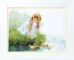 ВТ-091 Девочка с утятами. Набор для вышивки крестиком Crystal Art - 1 ВТ-091 Девочка с утятами. Набор для вышивки крестиком Crystal Art - 1