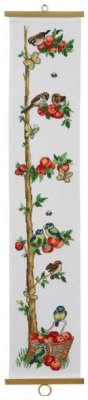 35-4119 Яблока и птицы. Набор для вышивания крестом PERMIN - 1
