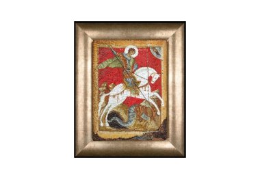  498A Icon St. George Aida. Набор для вышивки крестом Thea Gouverneur