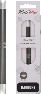 41104 Спиці шкарпеткові Karbonz KnitPro 15 см 1.75 мм - 1 41104 Спиці шкарпеткові Karbonz KnitPro 15 см 1.75 мм - 1