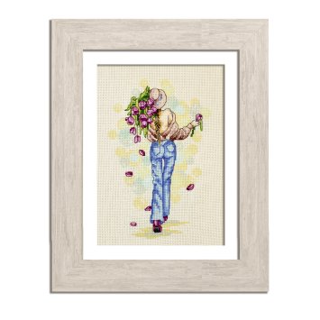 N095 Влюблена в весну. Набор для вышивки крестом Кольорова - 1