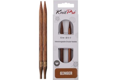 31229 Спиці з`ємні короткі Ginger KnitPro, 6.00 мм 31229 Спиці з`ємні короткі Ginger KnitPro, 6.00 мм