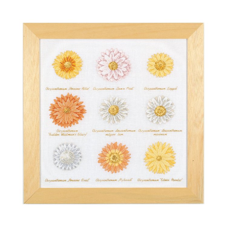 70-8475 Жоржини. Набір для вишивання хрестом PERMIN - 1 70-8475 Жоржини. Набір для вишивання хрестом PERMIN - 1