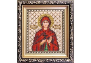  Б-1099 Ікона свята мучениця Валерія Набір для вишивки бісером