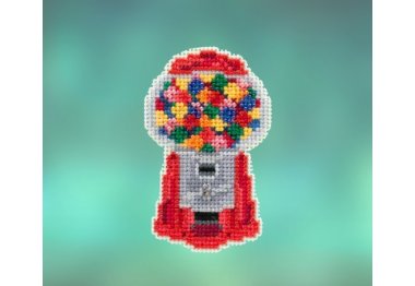 вишивка гладдю MH182014 Апарат із жувальними гумками. Набір для вишивки в змішаній техниці Mill Hill