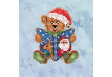 вишивка гладдю MH182036 ' Казка Тедді. Набір для вишивки в змішаній техниці Mill Hill