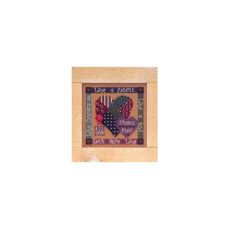 MHCB119 Празднование любви. Набор для вышивки в смешанной технике Mill Hill - 1