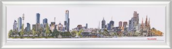 567 Skyline Melbourne Linen. Набір для вишивки хрестом Thea Gouverneur - 1
