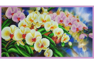  Набор для вышивки бисером Орхидеи в саду P-308 ТМ Картины бисером