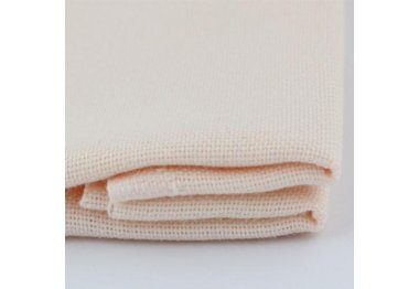  Тканина для вишивання ТПК-190-1 3/35 Онікс (домоткане полотно №30), ванільний крем, 48% бавовна, 52% п/е, ширина 1,5м