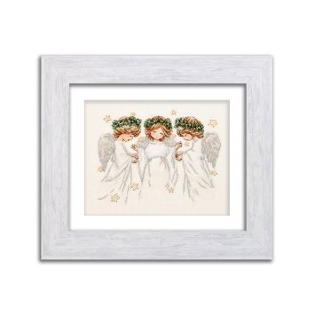 N086 Ангелятка. Набір для вишивки хрестом Кольорова - 1