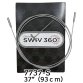 Кабель SWIV360 Silver Small 93см арт. 7737-S ChiaoGoo - 1