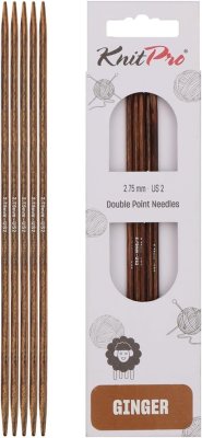 31004 Спицы носочные Ginger KnitPro, 15 см, 2.75 мм - 1