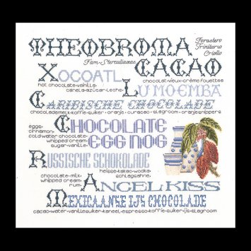 3013 Chocolate Sampler Linen. Набор для вышивки крестом Thea Gouverneur - 1