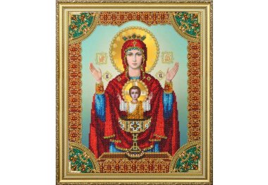  Набор для вышивки бисером Икона Божией Матери "Неупиваемая Чаша" Р-361 ТМ Картины бисером