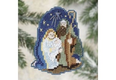 вышивка гладью MH189305 Рождество. Набор для вышивки в смешанной технике Mill Hill