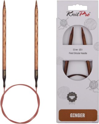 31112 Спицы круговые Ginger KnitPro, 100 см, 5.50 мм - 1