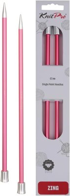 47304 Спиці прямі Zing KnitPro, 35 см, 6.50 мм - 1