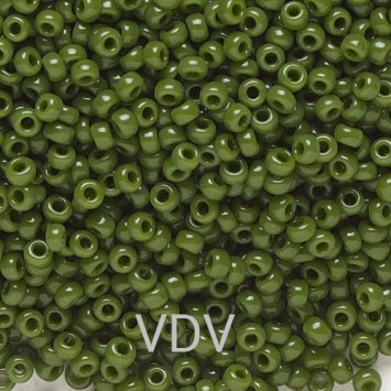 RR-501 Бисер Miyuki Round Rocailles 11/0 (натуральный оливковый темный) - 1 RR-501 Бисер Miyuki Round Rocailles 11/0 (натуральный оливковый темный) - 1