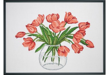  70-1130 Тюльпани (Tulips. Набір для вишивання хрестом PERMIN