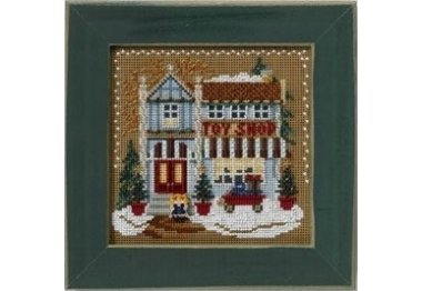 вышивка гладью MH146301 Магазин игрушек. Набор для вышивки в смешанной технике Mill Hill