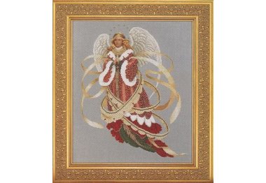  LL39 Angel of Christmas//Ангел Рождества. Схема для вышивки крестом на бумаге Lavender & Lace
